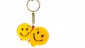 Emoji Keychain - Smily Emoji White Background