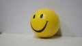 Emoji Stress Ball white background - Emoji Stress Ball Royalty Free Stock Photo