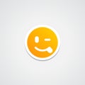 Emoji Stuck-Out Tongue - Winking Sticker