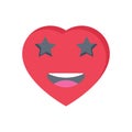 Emoji vector flat colour icon