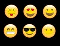 Emoji& x27;s Disgusted Love Happy Frustrated Cool Nonplussed Faces