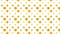 Emojis pattern with white background. vector illustrator emoji set of emotion Royalty Free Stock Photo