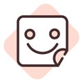 Emojy icon, icon Royalty Free Stock Photo