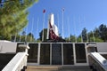 emorial of turkish martyrs who died during conflict at Famagusta, Cyprus Royalty Free Stock Photo