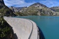 Emosson dam - Switzerland Royalty Free Stock Photo