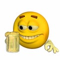 Emoticon - Drinking Beer