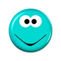 Emoticon in a good mood, illustration Royalty Free Stock Photo