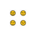 Emoticon logo template