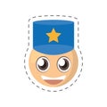 emoticon policeman comic image