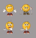 Emoticon Set Royalty Free Stock Photo