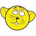 Emoticon, smiley, Chinese Zodiac Sign Year of Rat, Happy chinese new year 2020.