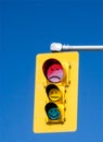 Emoticon Traffic Light Royalty Free Stock Photo