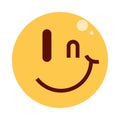 emoticon wink and smile