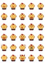 emoticons of boy. Vector illustration decorative design Royalty Free Stock Photo