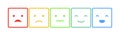 Emoticons mood scale