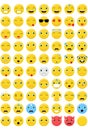 Emoticons Set - 70 different emotions