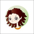 Emotion girl avatar