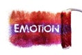 The emotion word painting