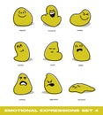 Emotional expressions set 4