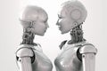 The emotional future of artificial intelligence and robotics, Generative AI Royalty Free Stock Photo