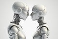 The emotional future of artificial intelligence and robotics, Generative AI Royalty Free Stock Photo