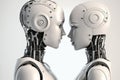 The emotional future of artificial intelligence and robotics, Generative AI Royalty Free Stock Photo