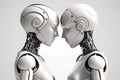 The emotional future of artificial intelligence and robotics, Generative AI Royalty Free Stock Photo