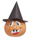Emotional halloween pumpkin Royalty Free Stock Photo