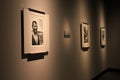 Matted and framed images of victims in WWII, United States Holocaust Memorial Museum, Washington, DC, 2017