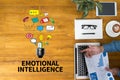 EMOTIONAL INTELLIGENCE Royalty Free Stock Photo