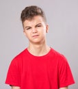 Teen boy portrait Royalty Free Stock Photo