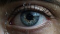 Emotional Sensitivity: A Stunning Gif Image Of A Woman\'s Eye With Water