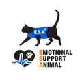 Emotional support animal emblems