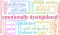 Emotionally Dysregulated Word Cloud