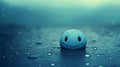 emotions of a sad rainy day Royalty Free Stock Photo