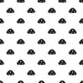 Empanada, cheburek or calzone pattern vector