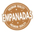 Empanadas sign or stamp