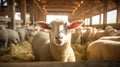 Empathetic Sheep In A Barn: Capturing Rural America\'s Golden Light