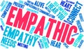 Empathic Word Cloud Royalty Free Stock Photo