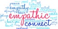 Empathic Word Cloud Royalty Free Stock Photo