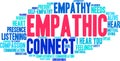 Empathic Word Cloud Royalty Free Stock Photo
