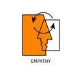 Empathy, coach icon