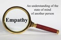 Empathy Concept Definition Royalty Free Stock Photo