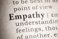 Definition of empathy Royalty Free Stock Photo