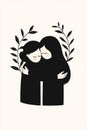 Empathy, Two people hugging each other warmly, Compassion, Understanding