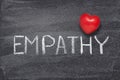 Empathy word heart