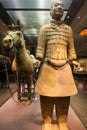 Emper Qin's Terra-cotta warriors and horses Museum Royalty Free Stock Photo