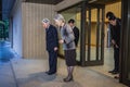 Emperor Akihito and Empress Michiko in Tokyo, Japan Royalty Free Stock Photo