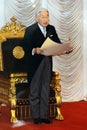 Emperor Akihito in the parliament, Tokyo, Japan