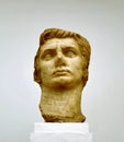 Emperor Augustus, marble sculpture Royalty Free Stock Photo